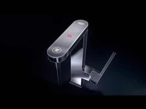 Single Hole Single-Handle M-Size Bathroom Faucet 1.2 GPM // GROHE STARLIGHT CHROME // YouTube Video