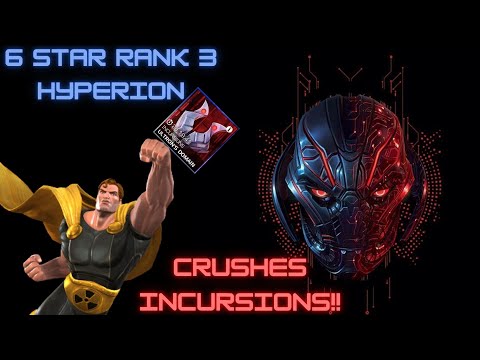 6 STAR RANK 3 HYPERION CRUSHES INCURSIONS!! SUPER FUN!!