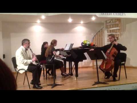 Glinka. Trio pathetique. - Sergey Nizkodub - Clarinet,Cello and Piano.