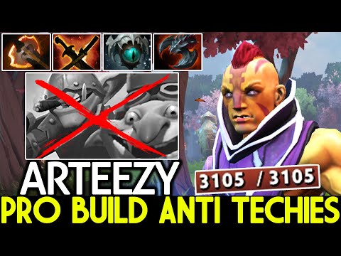 ARTEEZY [Anti Mage] Pro Carry Anti Techies with Situational Build Dota 2
