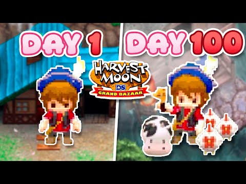 I Played 100 Days of Harvest Moon Grand Bazaar To Prep For The Remake 🔔