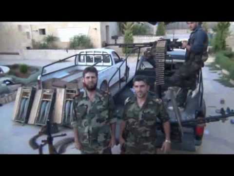 برومو يرصد تدمير رتل متوجه الى حريتان تابع لقوات النظام من قبل كتيبة الزبير بن العوام