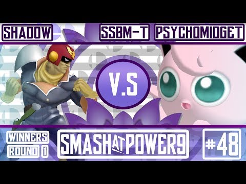 S@P9 #48 - Shadow (Falcon) VS SSBM-T | PsychoMidget (Jigglypuff) Winners Round 1