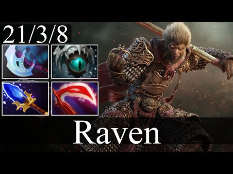 Fnatic.Raven - Monkey King | Carry Gameplay Dota 2 Patch 7.31b