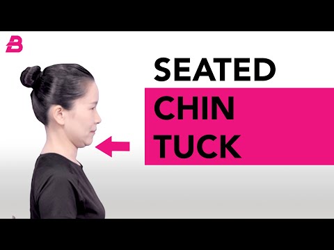 SEATED CHIN TUCK | Exercise Guide | Safe Exercise for Osteoporosis
