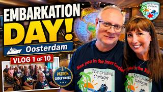 Oosterdam Embarkation: First Impressions & The Teleprompter!?