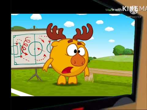 Ami and yumi watching kikoriki