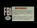 Warner Home Video FBI INTERPOL Warning Screen 2160p60