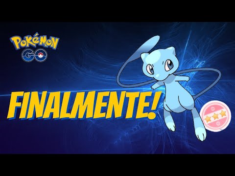 Pegando finalmente o MEW SHINY no  POKEMÓN GO!