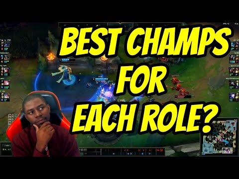 Top 3 Best Champs For Each Role - League Of Legends (Patch 12.14)