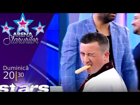 Desertul zboară! Proba ”scripetelui buclucaș” nu-i deloc ușoară! | Arena Starurilor