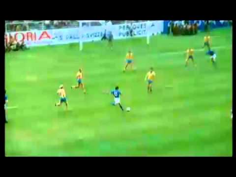 Goal! Domenghini. 1970. Italy - Sweden