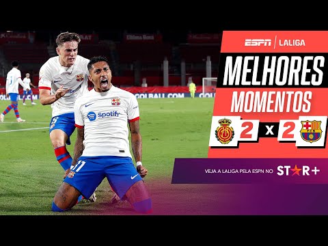 Gols e lances de Mallorca x Barcelona