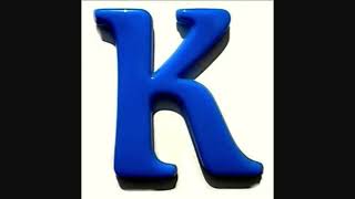 Alphabluies Letter K in January