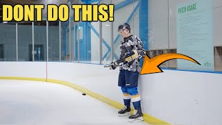 Best way to get the puck off the boards - Deceptive Wall Play for ALL hockey players
