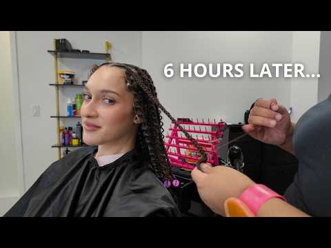 COME WITH ME TO GET 6 HOUR BOHO BRAIDS!!