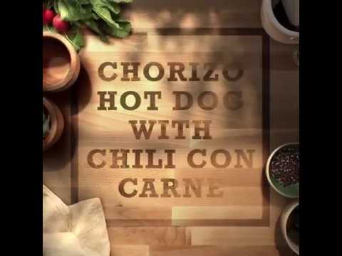 Chorizo Hot Dog With Chili Con Carne by The Meat Club & Palate Sensations Culinary School