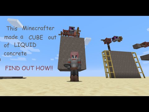 Immersive Engineering & Create: Liquid Concrete Techniques