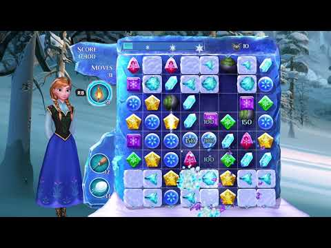 Frozen Free Fall: Snowball Fight Level 199 Walkthrough, No Power Ups