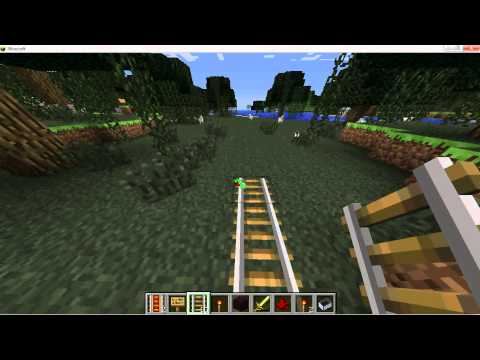 comment construire train minecraft