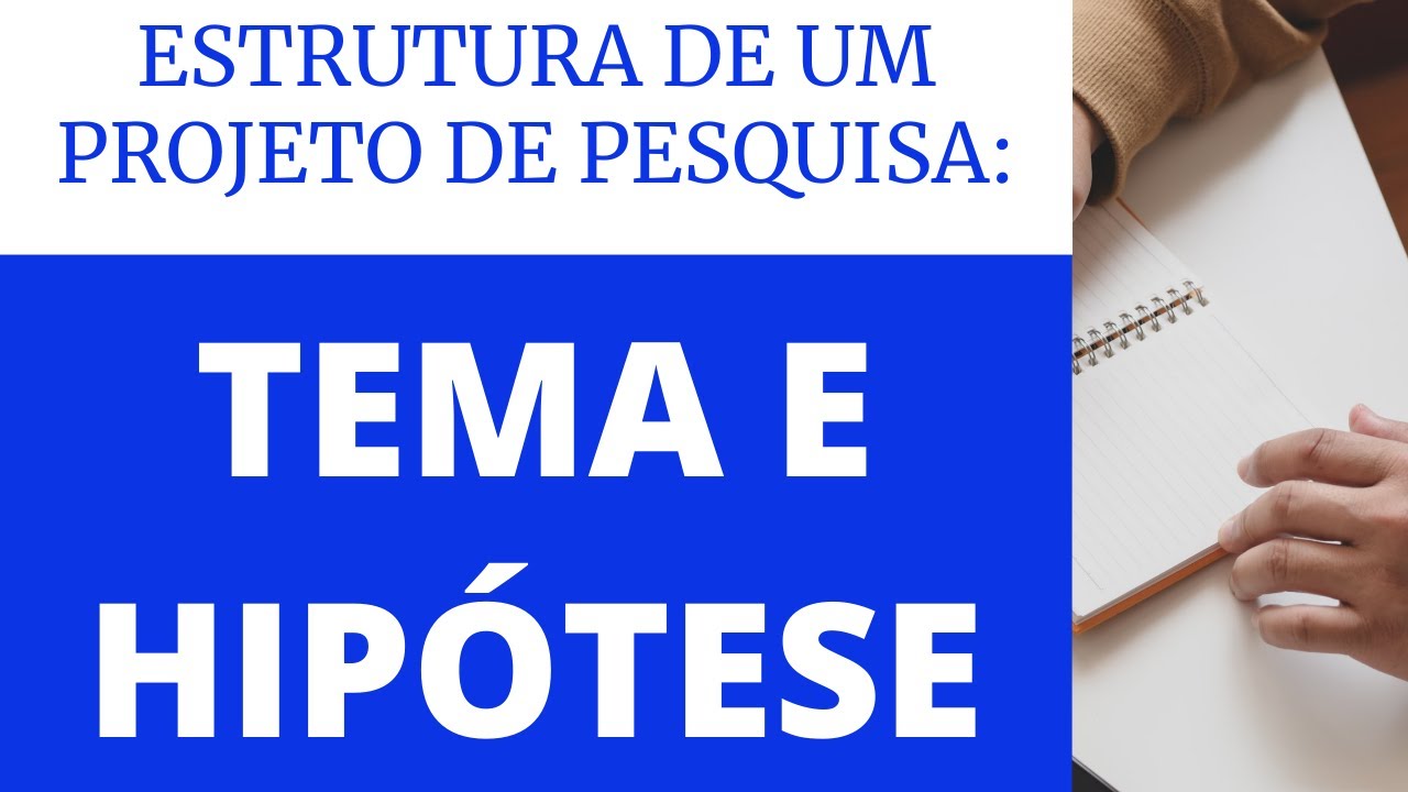 PROJETO DE PESQUISA E TEMA E HIPÓTESE. Para TCC, Mestrado, Doutorado, Iniciação Científica.