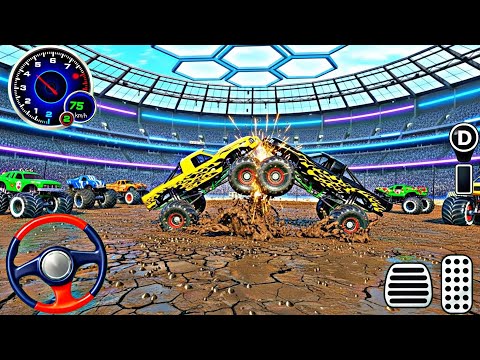 Monster Truck Destruction Game | Fight, Flip & Crash in Arena Android Gameplay
