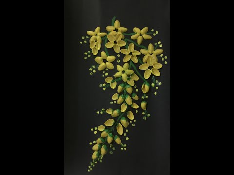 Pistachio shell craft | Kanikonna flowers | Sheeba's Artistry