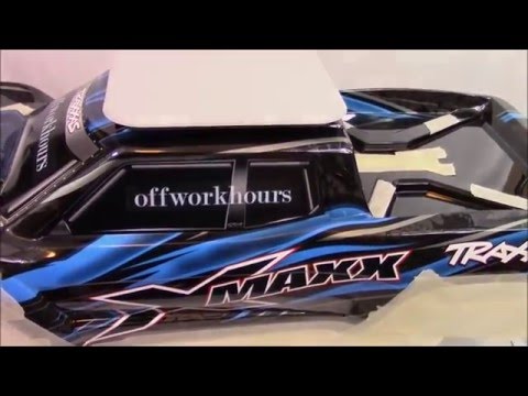 Traxxas X-Maxx Body Reinforcement Shoe Goo, Fibatape, Plasti Dip, and Sliders