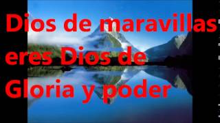 ROJO Dios de maravilla eres letra