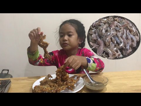 Yummy cooking crispy frog recipe | Sreyleaph Cooking