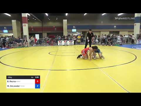 59 Kg Round Of 16 - Brenda Reyna, Army (WCAP) Vs Montana DeLawder, Team Tornado Wrestling Club 01f