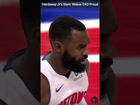 Hardaway Jr's Slam Makes DAD Proud 👍 #shorts #nba #timhardawayjr