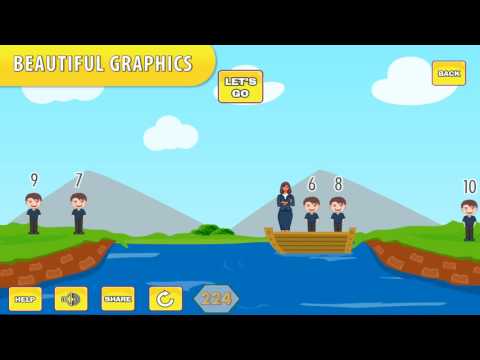 River Puzzle - IQ Test Mind Video