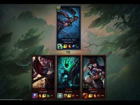 One Diamond Akali vs. Three Gold Players (1v3)