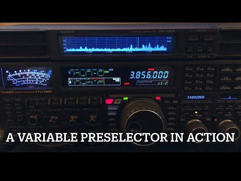 A Variable Preselector In Action (Yaesu mu-Tuner)