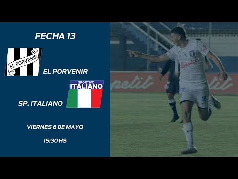 El Porvenir vs. Sp. Italiano en VIVO - Fecha 13 - Torneo Apertura - Primera C