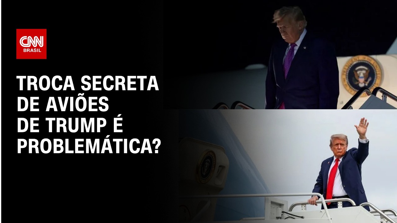 Trump troca de avião secretamente: ex-agente do Serviço Secreto explica jogo de