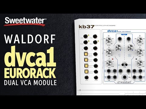 Waldorf DVCA1 Dual VCA LPG Mixer Module 2016 White CV Audio image 4