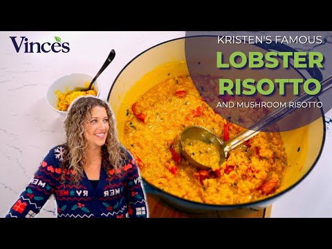 Home for the Holiday's: Kristen's Ultimate Mushroom Risotto and Decadent Lobster Risotto Recipe!