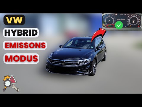 VW Passat Hybrid: So aktivierst du den Emissionsmodus Abgasuntersuchung AU Modus Service Modus