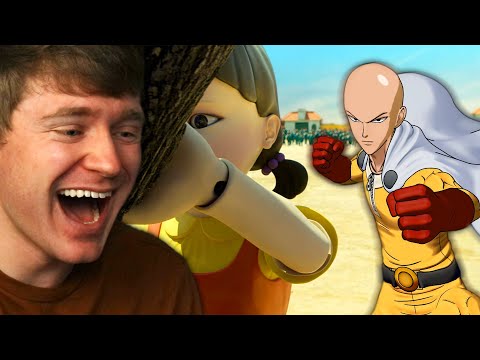 ONE PUNCH MAN plays SQUID GAME! (Reaction)