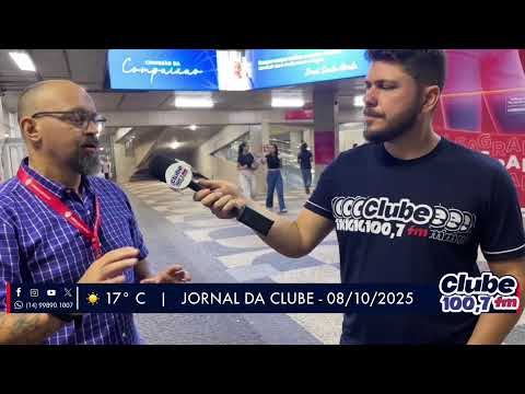 Jornal da Clube - 08/10/2025 - Edição da Manhã