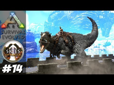 Domando e upando o Yutyrannus -  ARK Survival Evolved #14 - Skies of Nazca