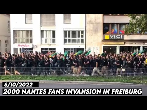2000 NANTES FANS INVANSION IN FREIBURG || Freiburg vs FC Nantes 6/10/2022