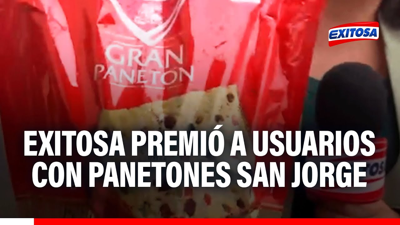 🔴🔵 Exitosa y San Jorge endulzan tu navidad con deliciosos panetones