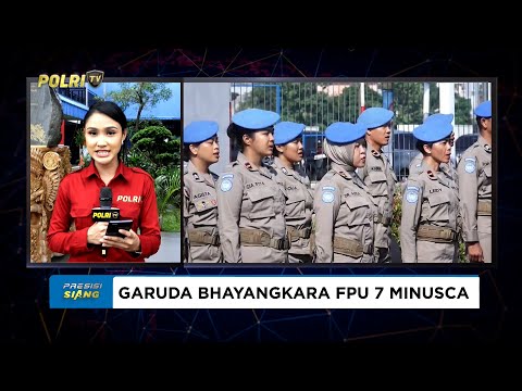 LIVE REPORT - KEBERANGKATAN KONTINGEN GARUDA BHAYANGKARA SATGAS FPU 7 MINUSCA