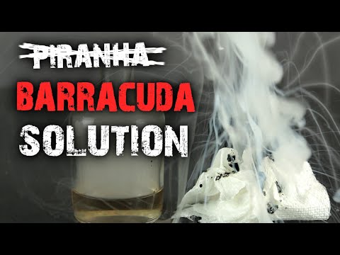 Making Oleum Piranha Solution...It's Kinda Scary