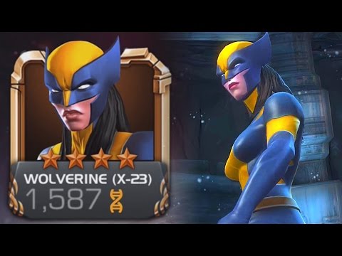 4 STAR WOLVERINE X-23 LEVELLING UP | MARVEL Contest of Champions Gameplay