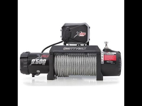 Installing winch XRC 9500lb  Smittybilt jeep wrangler