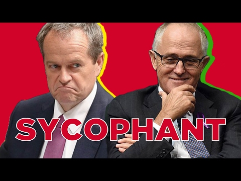 Malcolm Turnbull's "sycophant" speech